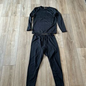 Thermajohn Long Johns Underwear Fleece Lined Base Layer Set Cold Weather